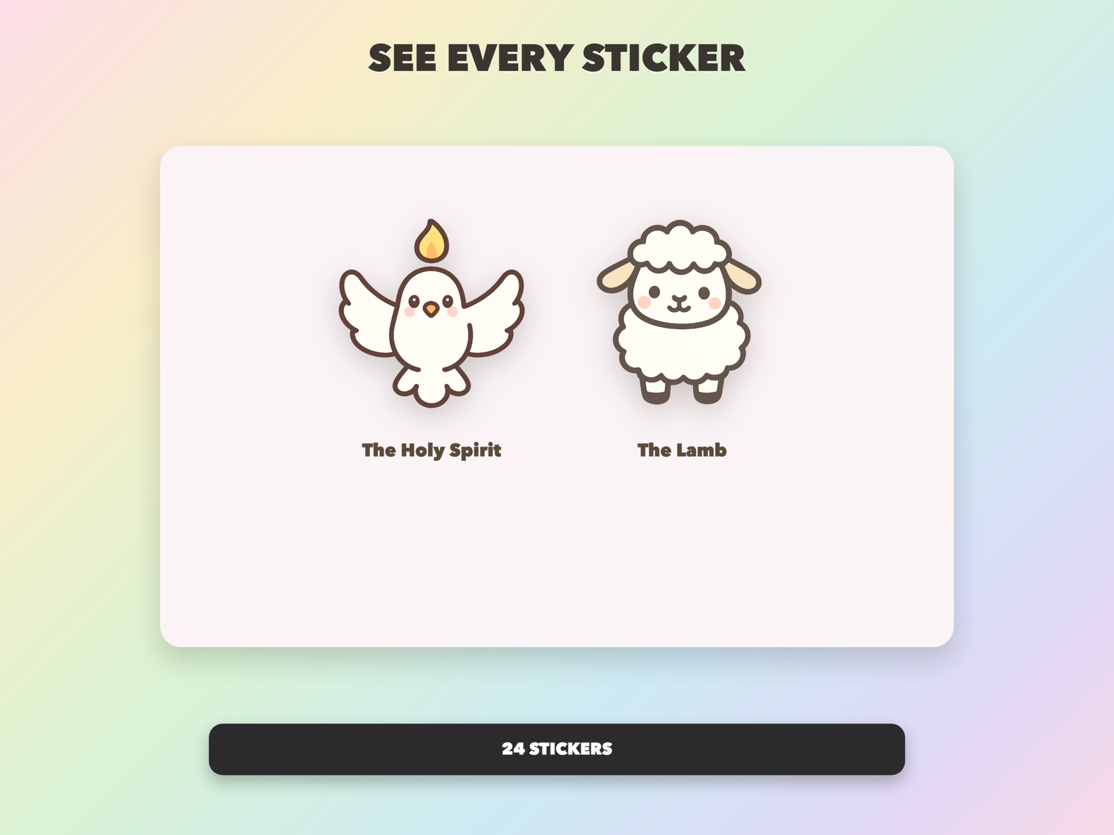 Gods Love Stickers | Christian Digital Stickers | Bible Journaling GoodNotes Pre-Cropped PNG | Sunday School - Image 17