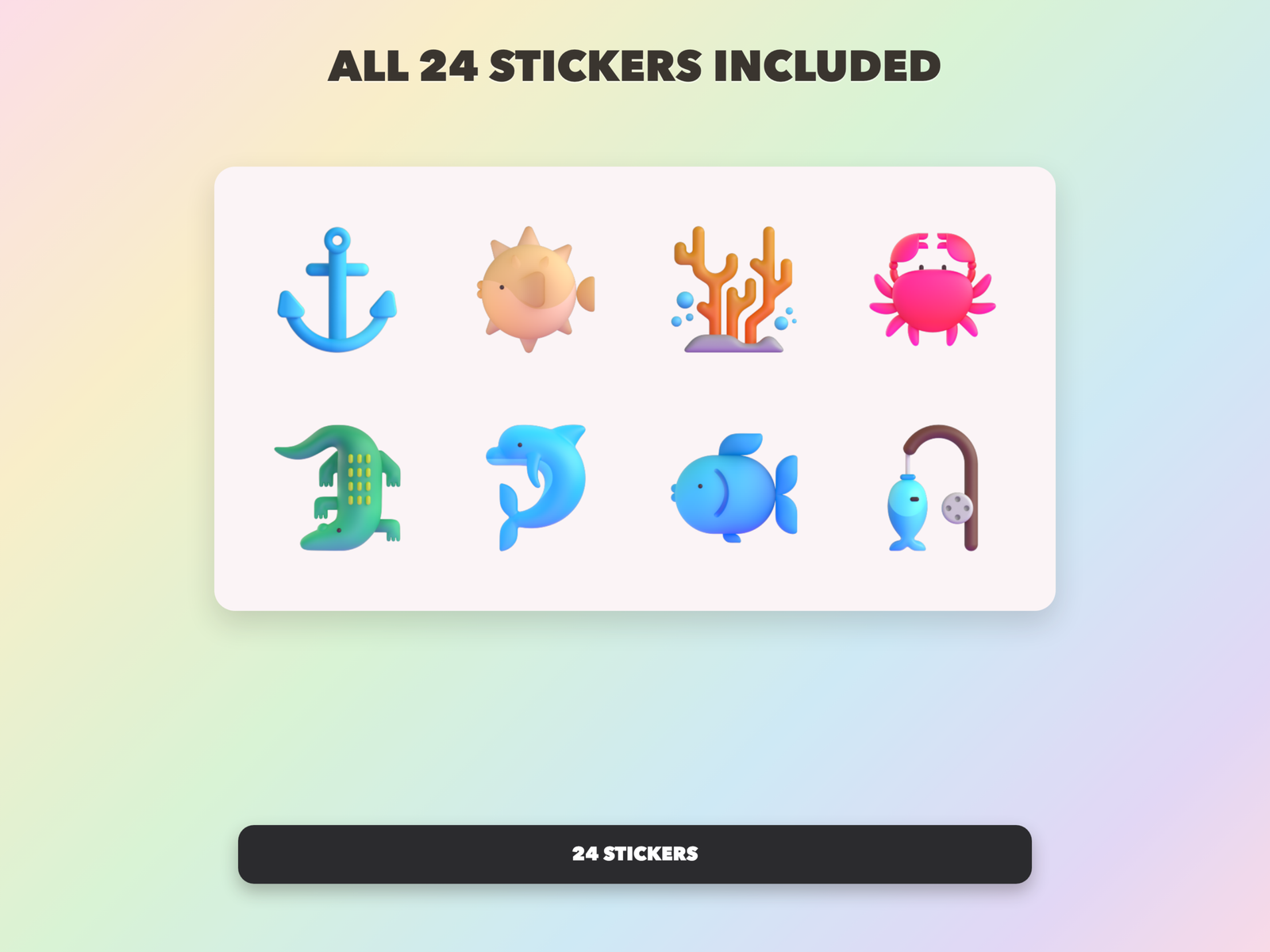 Wonders of the Sea Stickers | Christian Digital Stickers | Bible Journaling GoodNotes Pre-Cropped PNG | Sunday School - Image 18