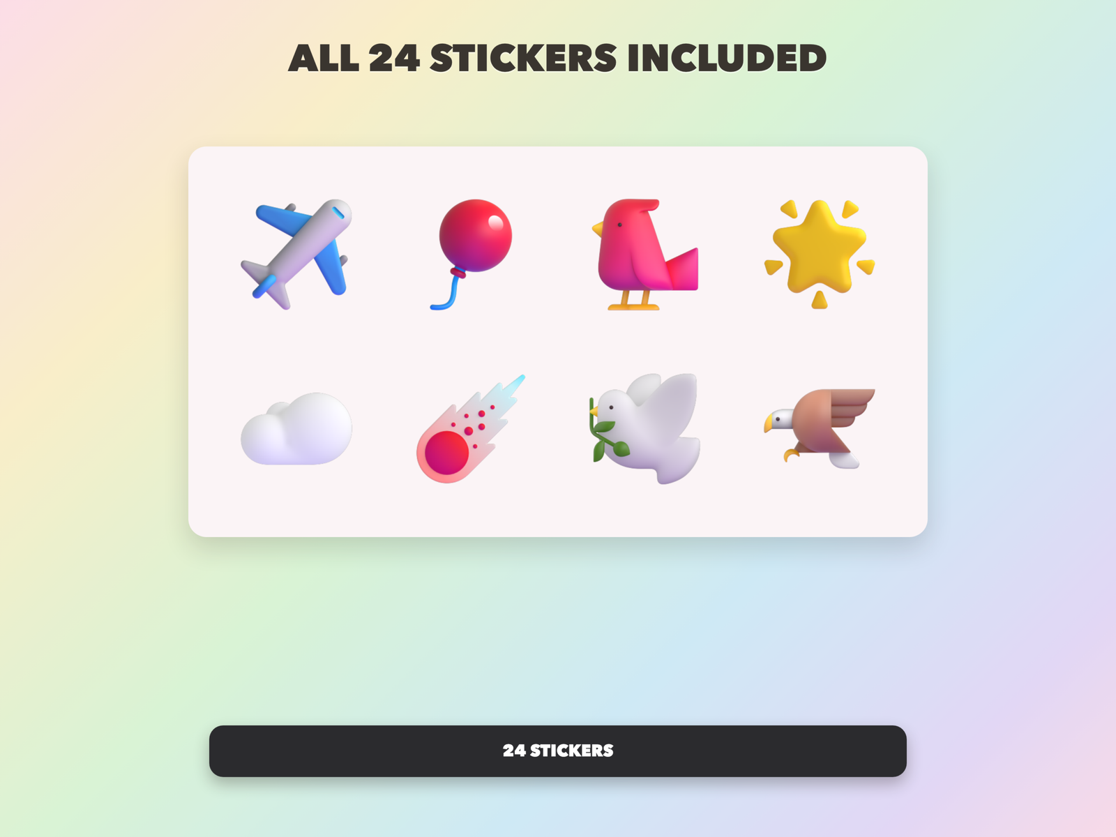 God's Big Sky Stickers | Christian Digital Stickers | Bible Journaling GoodNotes Pre-Cropped PNG | Sunday School - Image 18