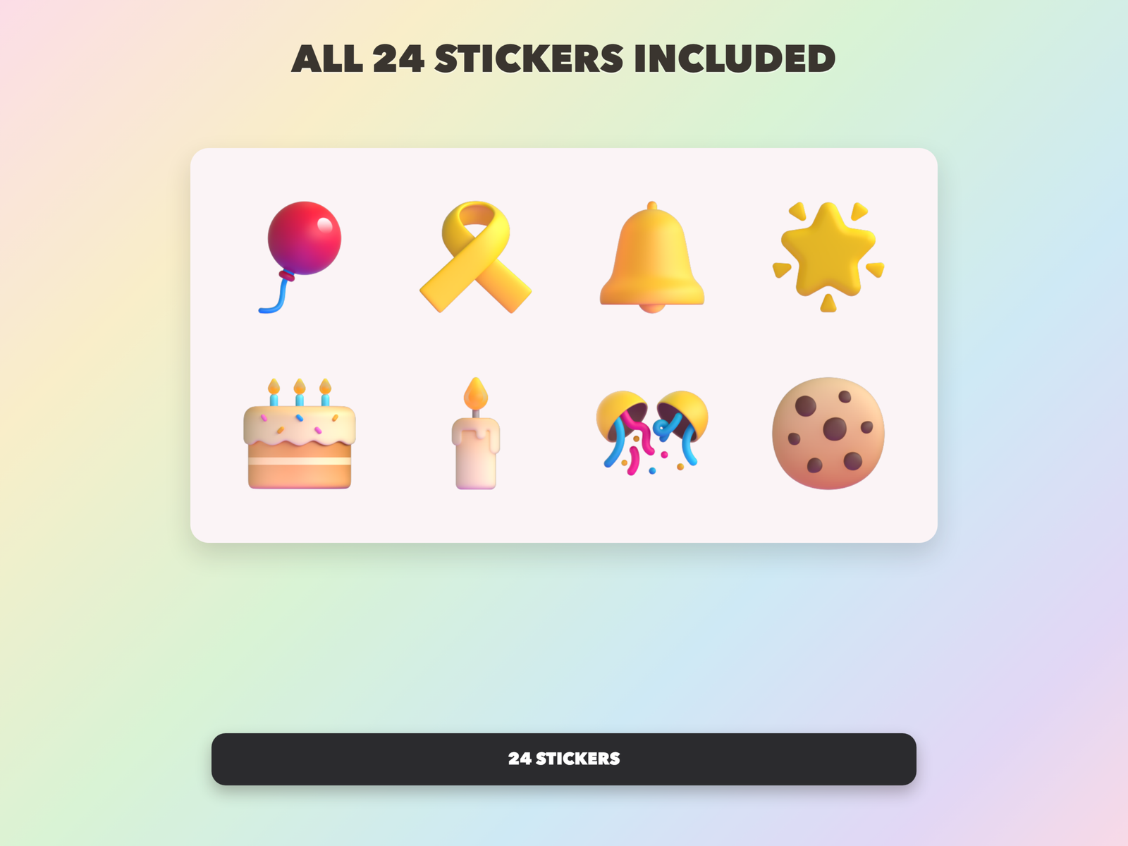 Christian Birthday Stickers | Christian Digital Stickers | Bible Journaling GoodNotes Pre-Cropped PNG | Sunday School - Image 18