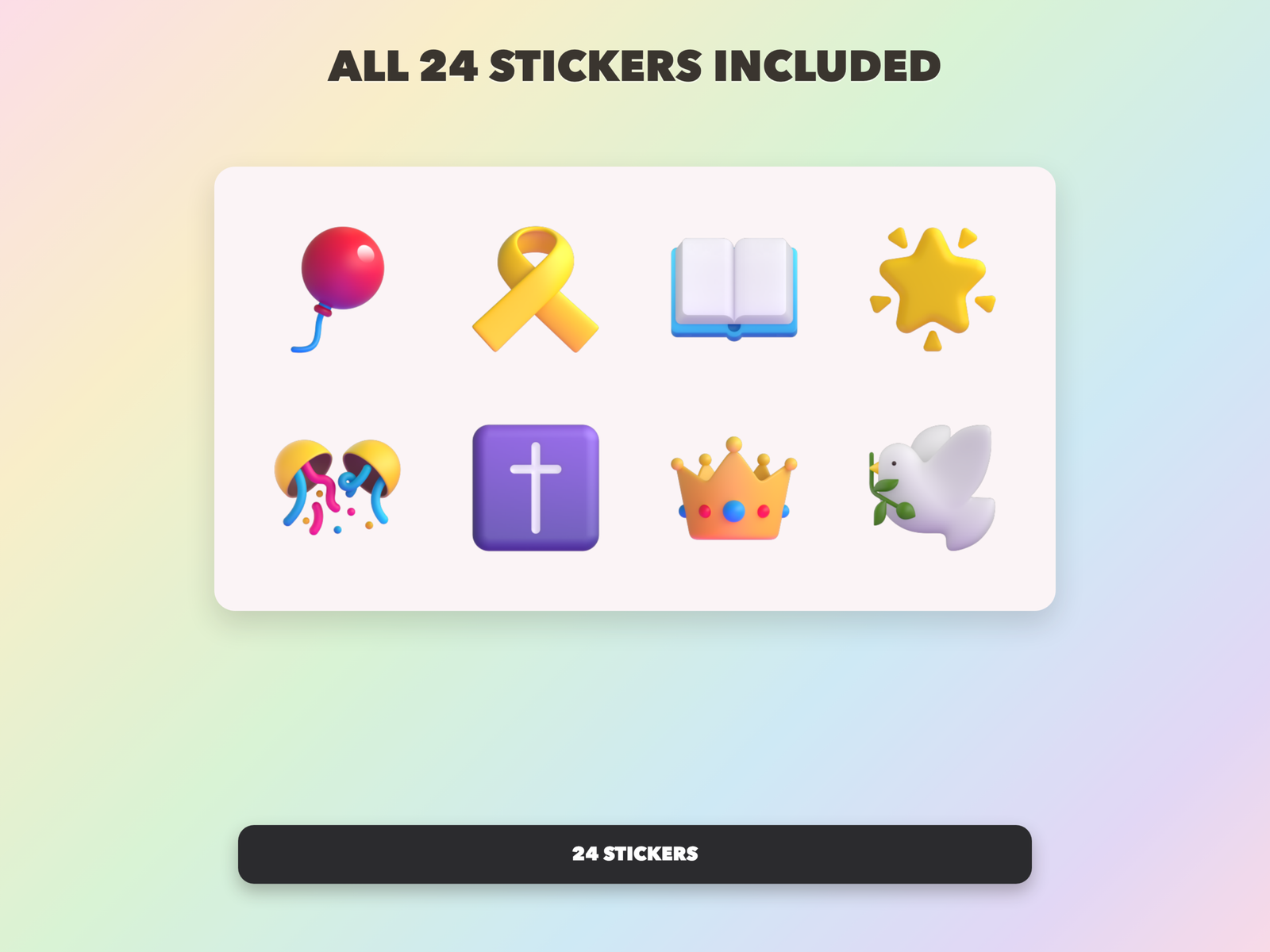 Faith and Freedom Patriotic Stickers | Christian Digital Stickers | Bible Journaling GoodNotes Pre-Cropped PNG | Sunday School - Image 18