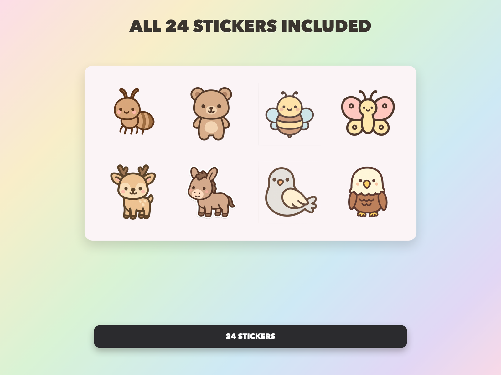 Bible Animals Stickers | Christian Digital Stickers | Bible Journaling GoodNotes Pre-Cropped PNG | Sunday School - Image 18