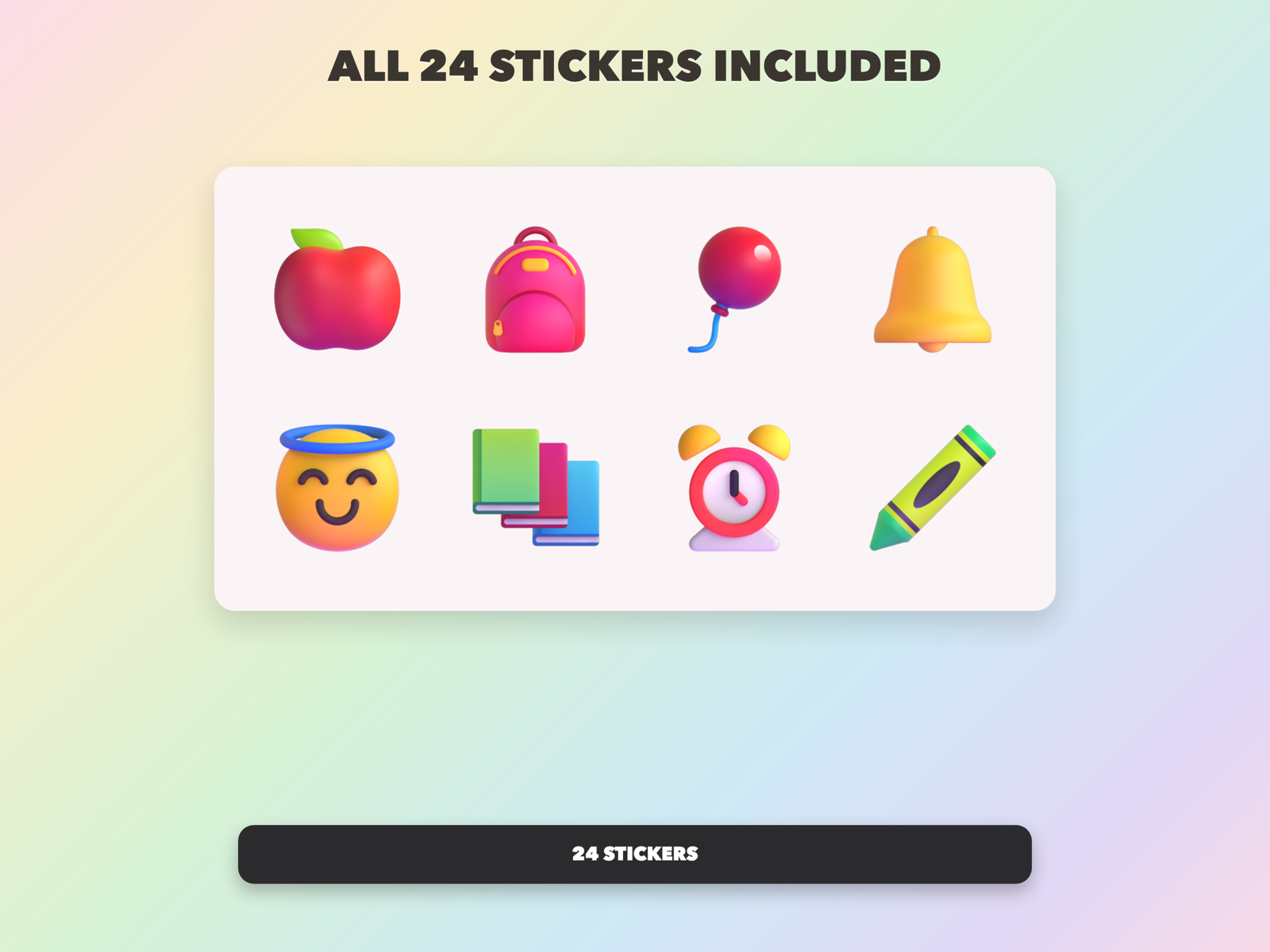 First Day Blessings Stickers | Christian Digital Stickers | Bible Journaling GoodNotes Pre-Cropped PNG | Sunday School - Image 18