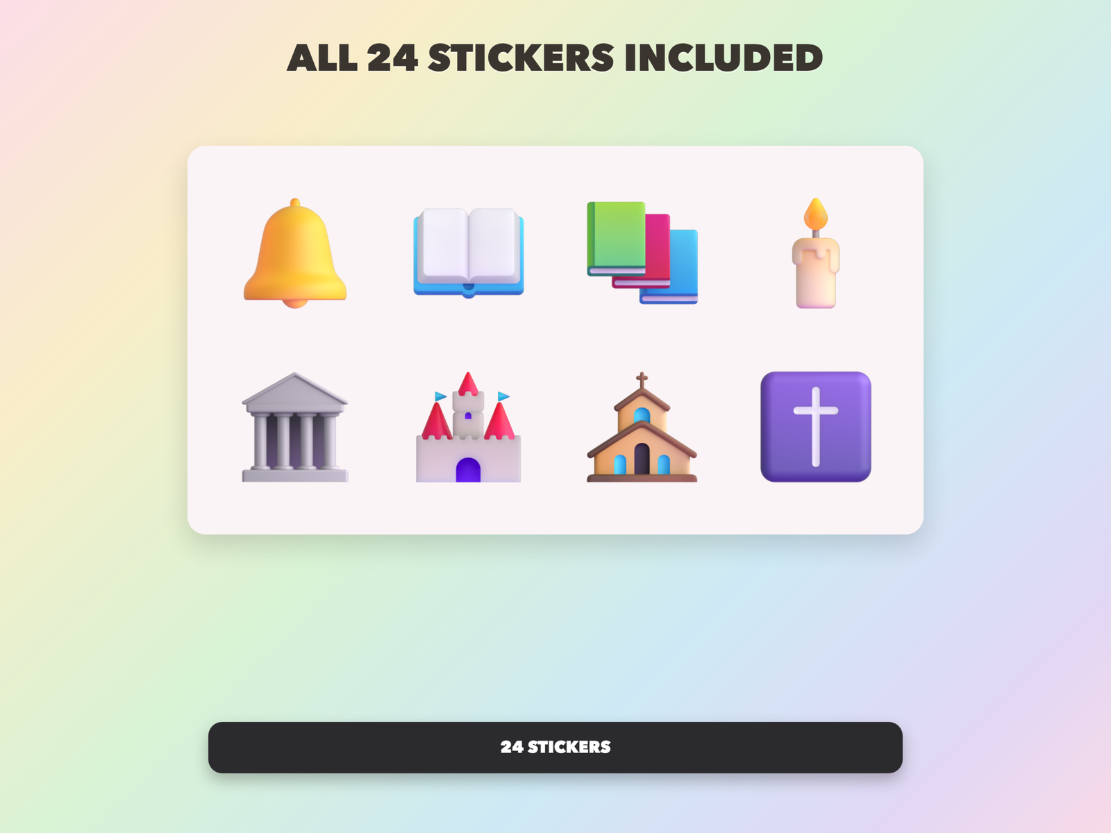 Reformation Day Stickers | Christian Digital Stickers | Bible Journaling GoodNotes Pre-Cropped PNG | Sunday School - Image 18
