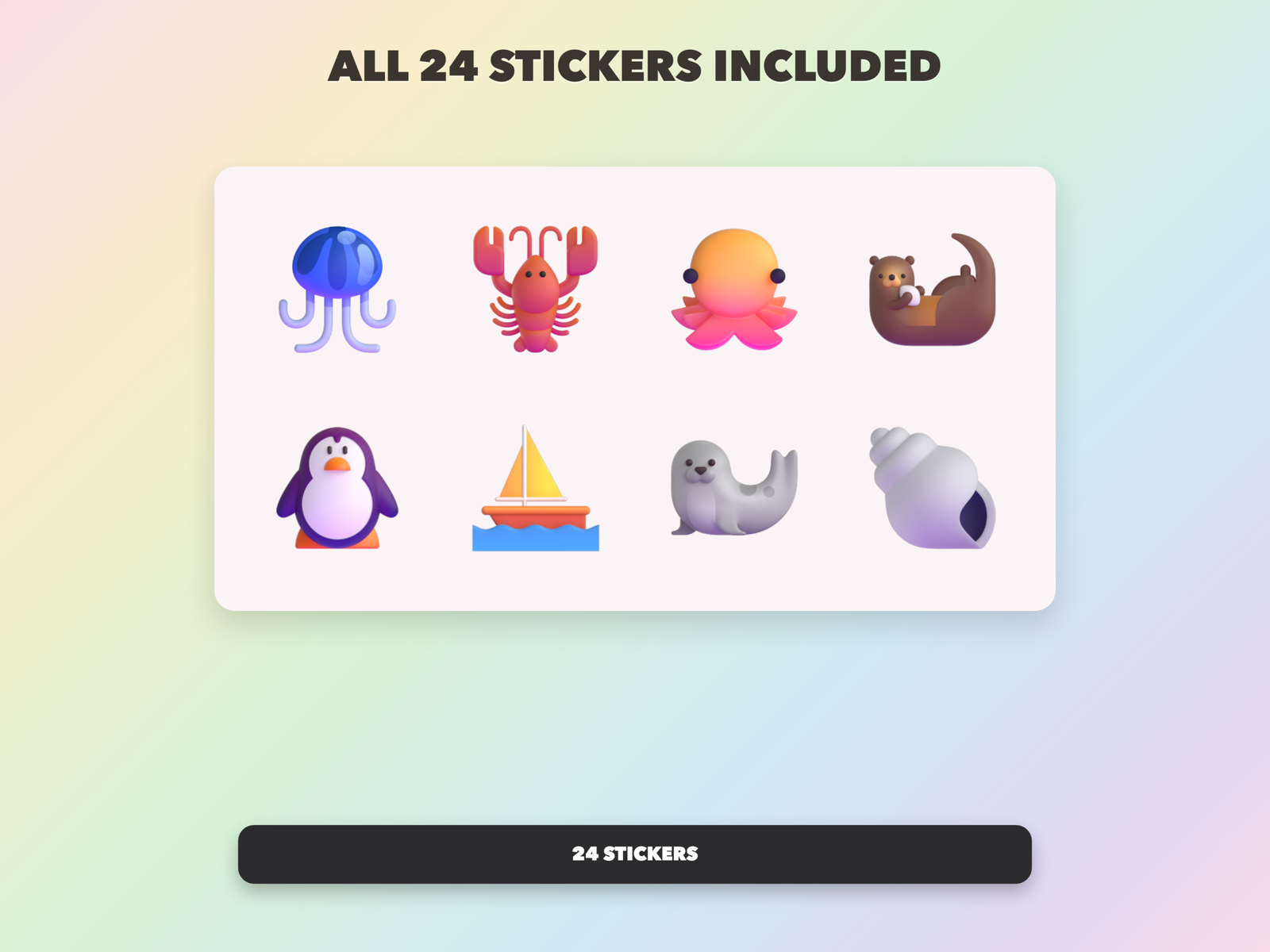 Wonders of the Sea Stickers | Christian Digital Stickers | Bible Journaling GoodNotes Pre-Cropped PNG | Sunday School - Image 19