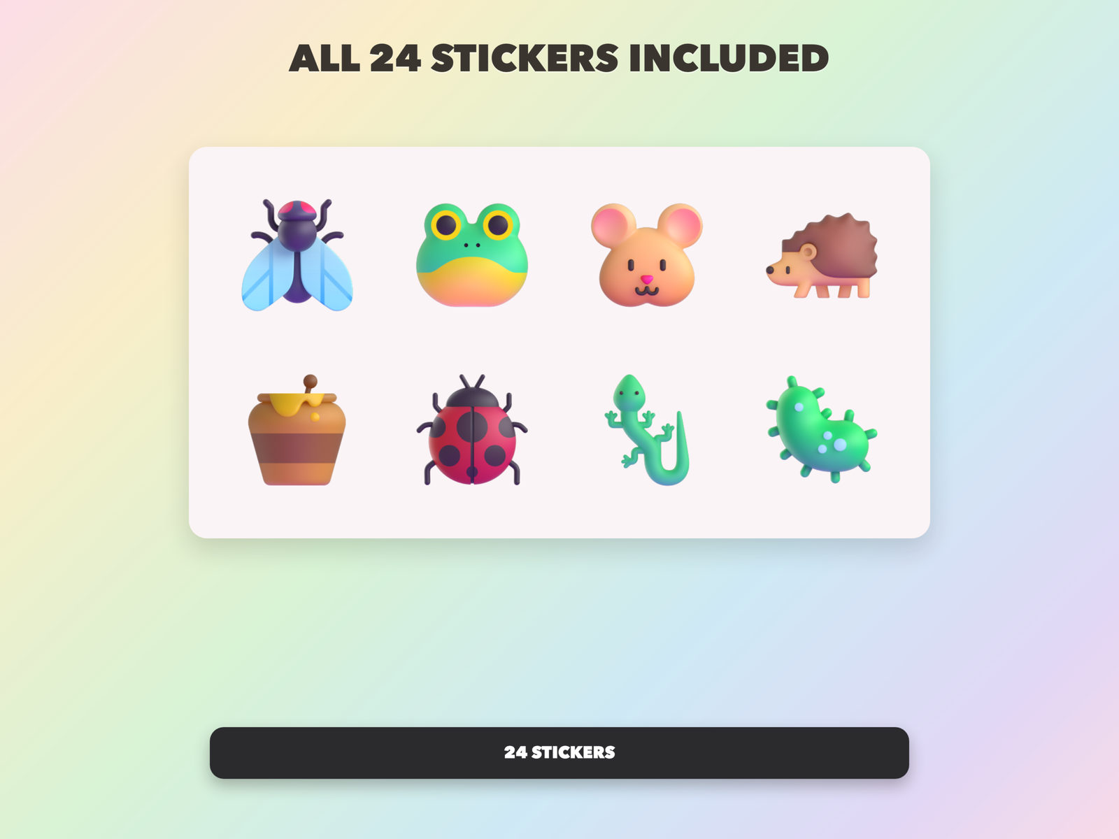 God's Tiny Creatures Stickers | Christian Digital Stickers | Bible Journaling GoodNotes Pre-Cropped PNG | Sunday School - Image 19
