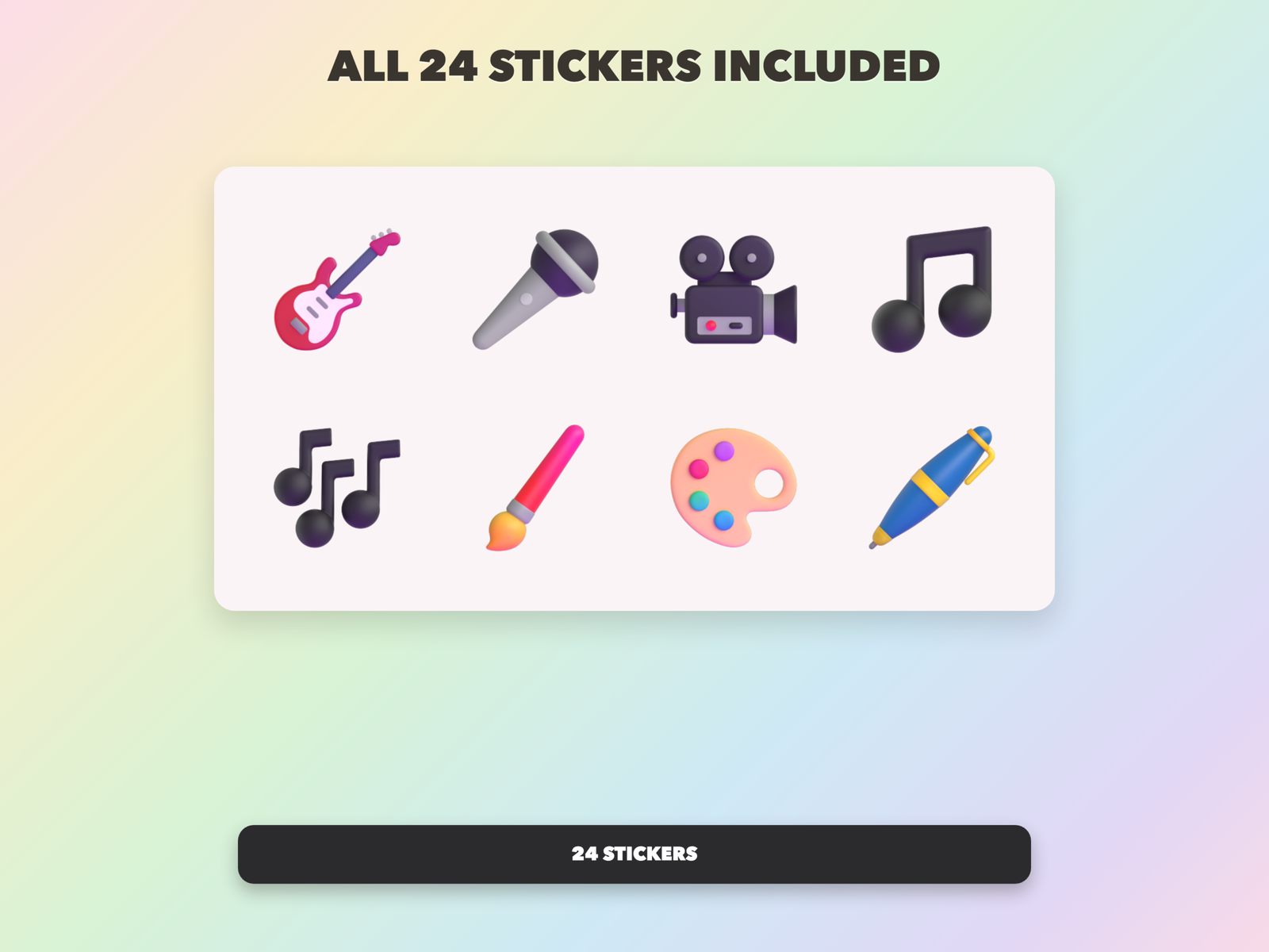 Christian Artists and Makers Stickers | Christian Digital Stickers | Bible Journaling GoodNotes Pre-Cropped PNG | Sunday School - Image 19