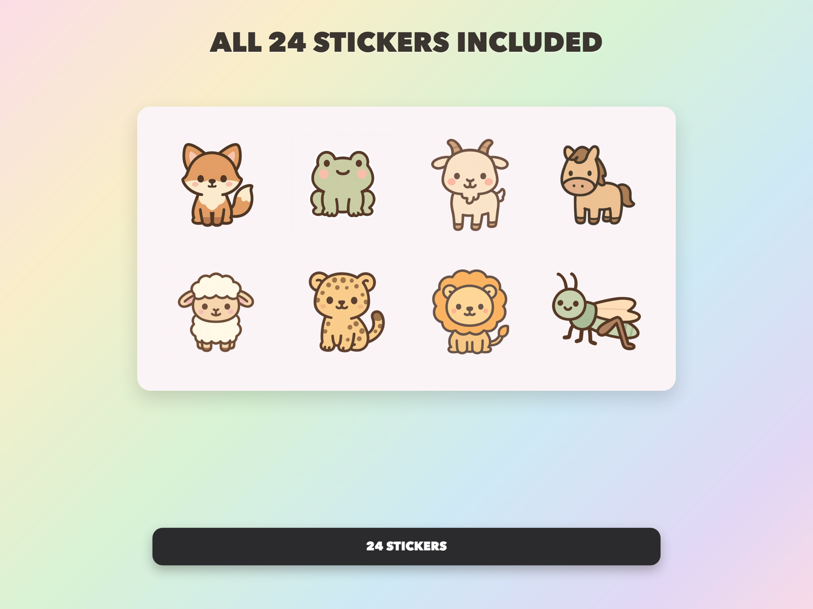 Bible Animals Stickers | Christian Digital Stickers | Bible Journaling GoodNotes Pre-Cropped PNG | Sunday School - Image 19