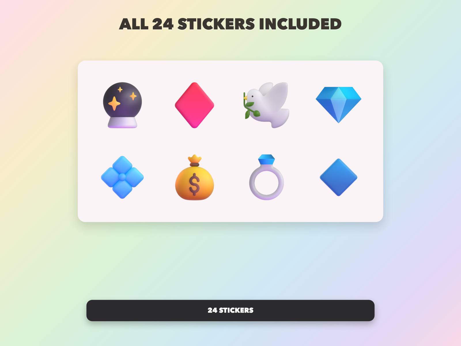 Gemstones of Heaven Stickers | Christian Digital Stickers | Bible Journaling GoodNotes Pre-Cropped PNG | Sunday School - Image 18