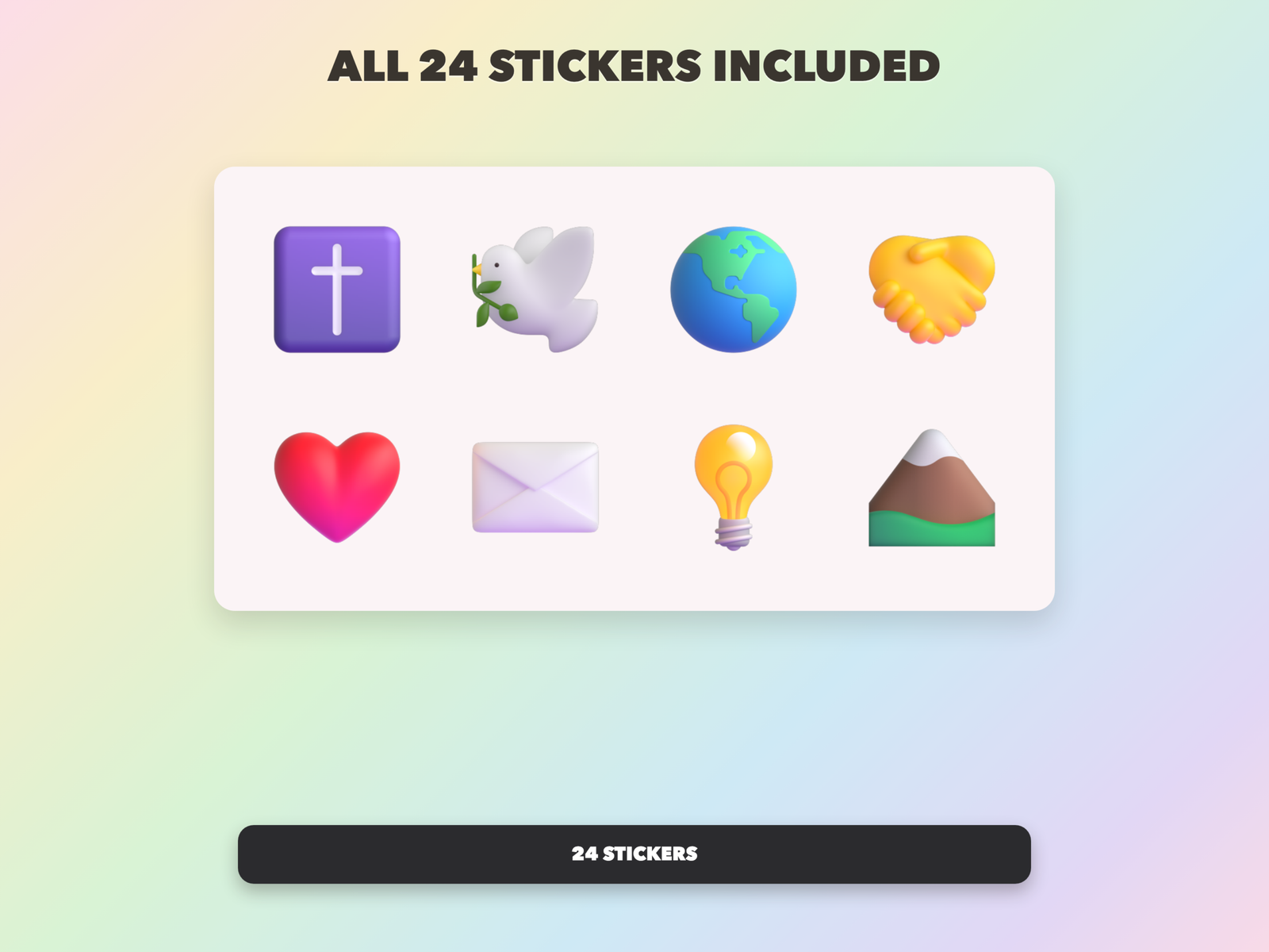 Missionary Appreciation Stickers | Christian Digital Stickers | Bible Journaling GoodNotes Pre-Cropped PNG | Sunday School - Image 19