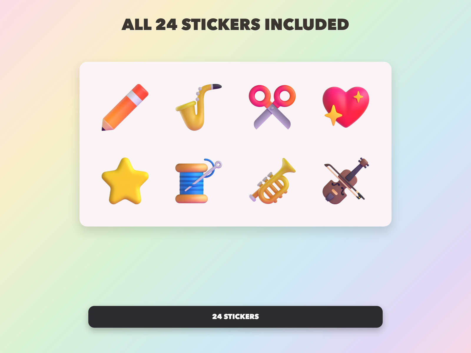 Christian Artists and Makers Stickers | Christian Digital Stickers | Bible Journaling GoodNotes Pre-Cropped PNG | Sunday School - Image 20