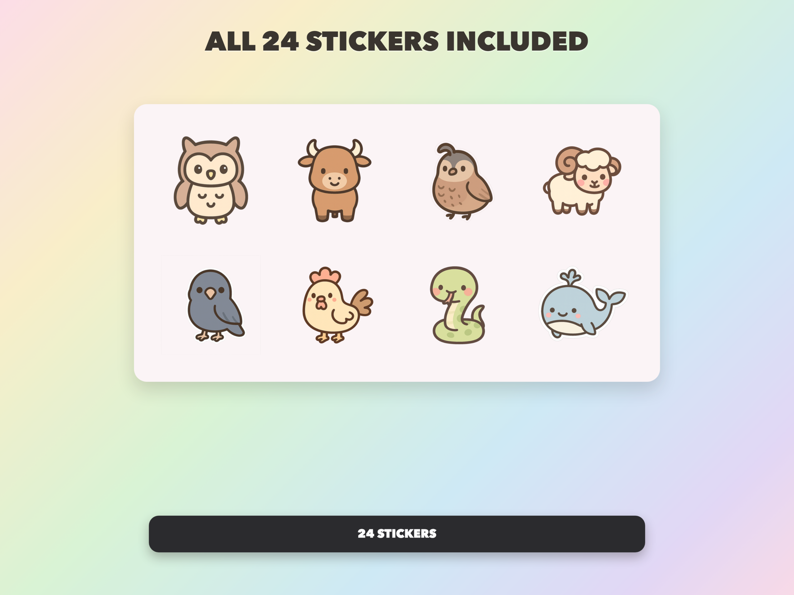 Bible Animals Stickers | Christian Digital Stickers | Bible Journaling GoodNotes Pre-Cropped PNG | Sunday School - Image 20