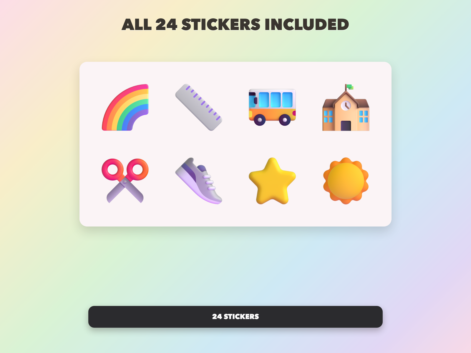 First Day Blessings Stickers | Christian Digital Stickers | Bible Journaling GoodNotes Pre-Cropped PNG | Sunday School - Image 20