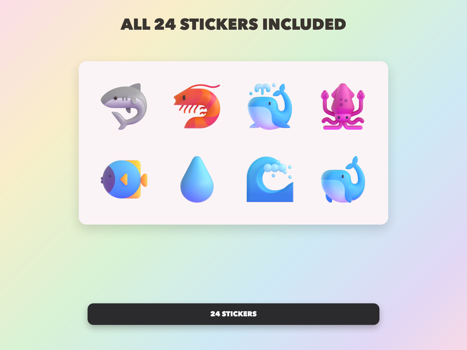 Wonders of the Sea Stickers | Christian Digital Stickers | Bible Journaling GoodNotes Pre-Cropped PNG | Sunday School - Image 20