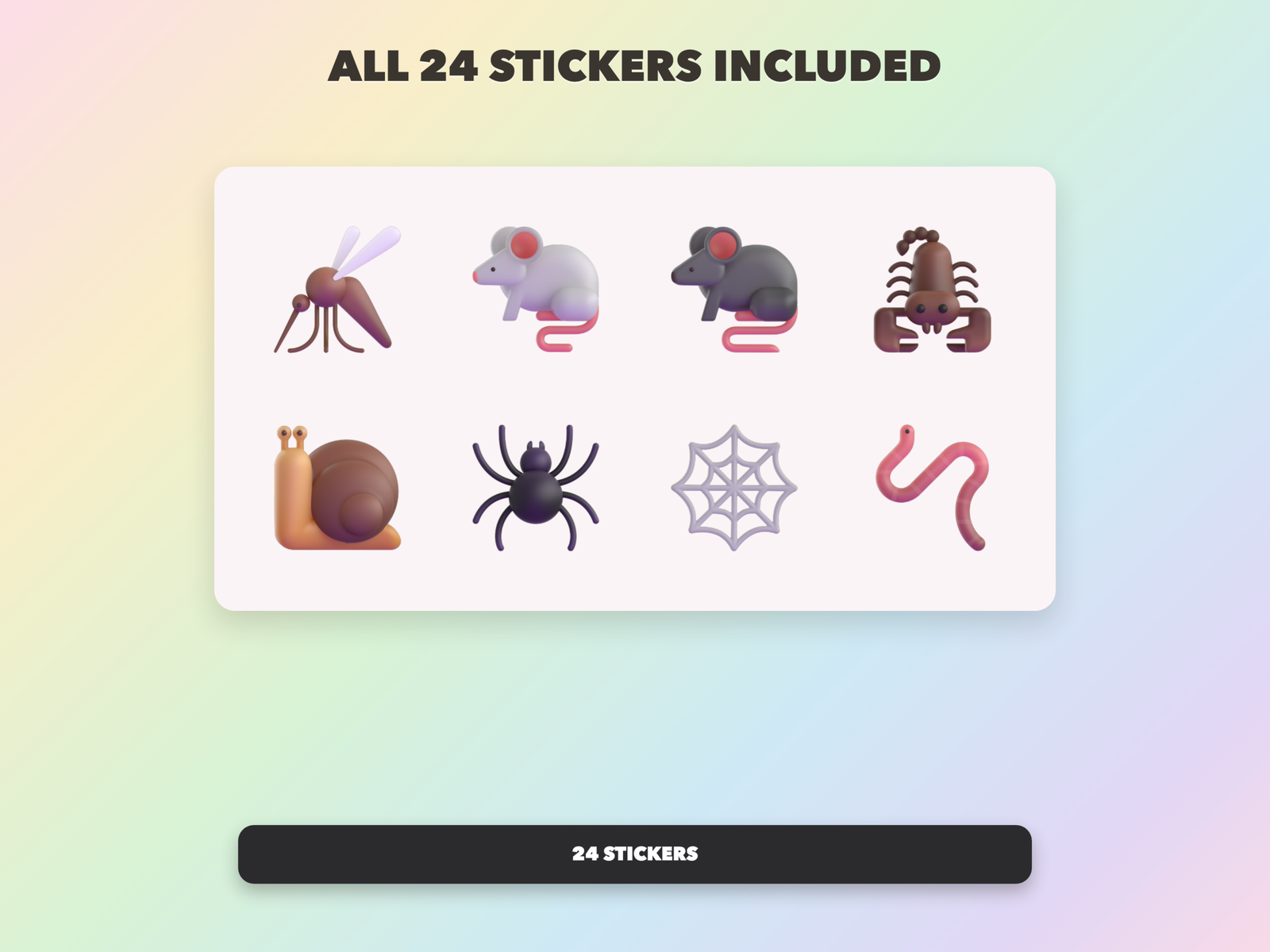 God's Tiny Creatures Stickers | Christian Digital Stickers | Bible Journaling GoodNotes Pre-Cropped PNG | Sunday School - Image 20