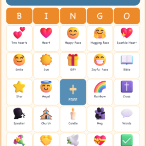 Christian Manners Bingo, 60 Printable Bingo Cards, Christian Manners Game, Sunday School & Church Activity, Instant Download