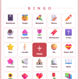 Women of the Bible Bingo, 60 Printable Christian Cards, Women's Ministry Game, Ladies Bible Study, Sunday School, Bible Activity