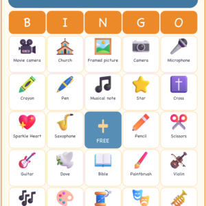 Christian Artists and Makers Bingo, 60 Printable Bingo Cards, Christian Artists Makers Game, Sunday School & Church Activity