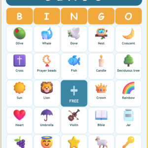 Christian ABC Bingo, 60 Printable Bingo Cards, Christian ABC Game, Sunday School & Church Activity, Instant Download