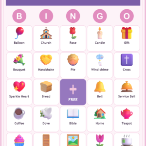 Welcoming Hospitality Bingo, 60 Printable Bingo Cards, Christian Welcoming Hospitality Game, Sunday School & Church Activity