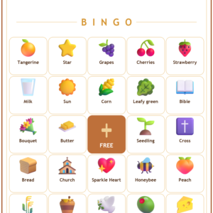 Land of Milk and Honey Bingo, 60 Printable Bingo Cards, Christian Land Milk Honey Game, Sunday School & Church Activity, Instant Download