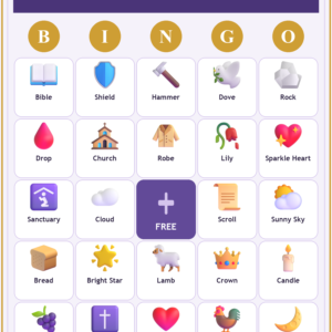 Good Friday Bingo, 60 Printable Bingo Cards, Good Friday, Easter Bingo, Christian Good Friday Game, Sunday School & Church Activity