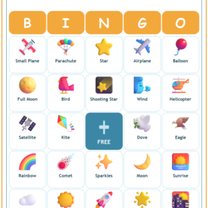 Gods Big Sky Bingo, 60 Printable Bingo Cards, Christian Big Sky Game, Sunday School & Church Activity, Instant Download